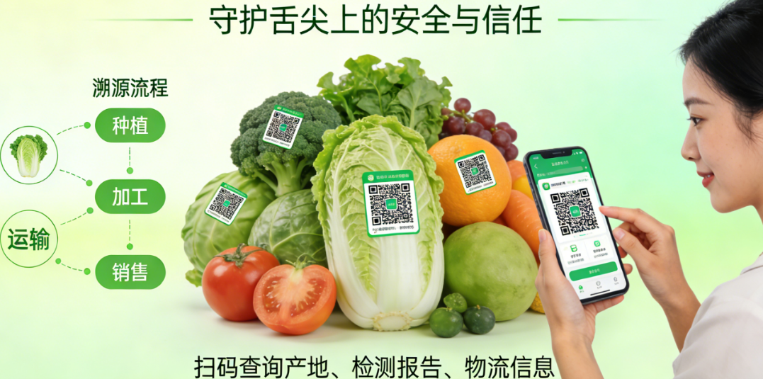 农产品溯源系统，一物一码可追溯，守护舌尖上的安全与信任