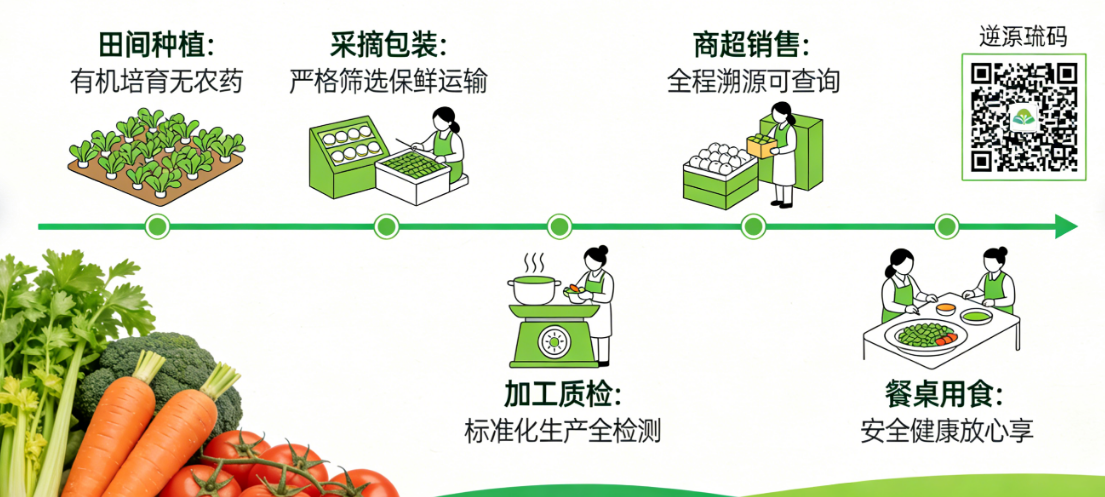 破解溯源难题！农产品溯源系统，从田间到餐桌全程可查、全程可控